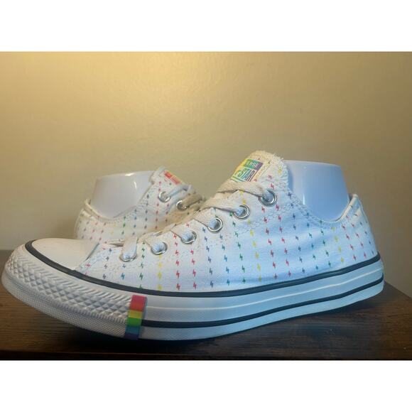 Converse Chuck Taylor All Star 2019 Pride Low Top sneakers Size WMNS 10/Mens 8 - Picture 1 of 14
